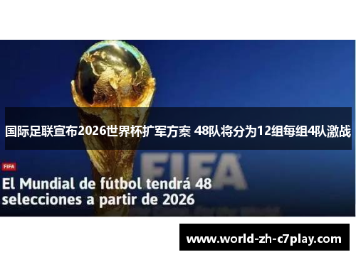 国际足联宣布2026世界杯扩军方案 48队将分为12组每组4队激战 国际足联宣布2026世界杯扩军方案 48队将分为12组每组4队激战